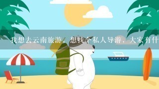 我想去云南旅游，想找个私人导游，大家有什么好