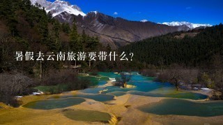 暑假去云南旅游要带什么？