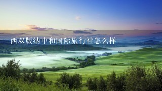 西双版纳中和国际旅行社怎么样