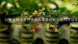 红蜻蜓鞋子是什么档次正品的标志是RDF还是RED