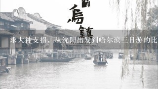 求大神支招，从沈阳出发到哈尔滨3日游的比较省钱的攻略~~