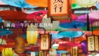 海南1年4季都很热吗