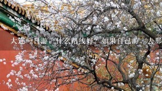 大连1日游，什么路线好？如果自己游，去那里好？