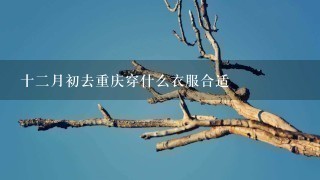 十2月初去重庆穿什么衣服合适