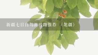 新疆7日自驾游线路推荐 （北疆）