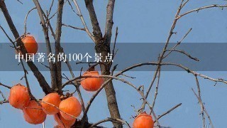 中国著名的100个景点