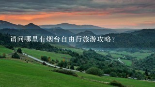 请问哪里有烟台自由行旅游攻略？