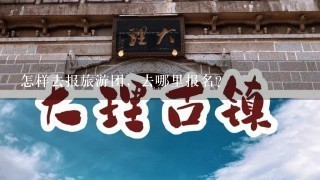 怎样去报旅游团，去哪里报名？