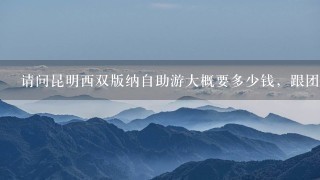 请问昆明西双版纳自助游大概要多少钱，跟团游要多少钱？