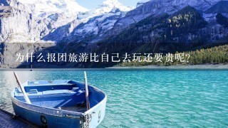 为什么报团旅游比自己去玩还要贵呢？