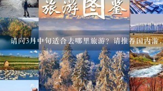 请问3月中旬适合去哪里旅游？请推荐国内游，注意结合天气预报。