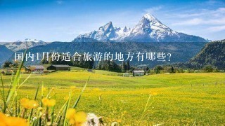 国内1月份适合旅游的地方有哪些?