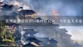 贵州旅游景点2014那些好玩点，今年夏天不是太热的地方？