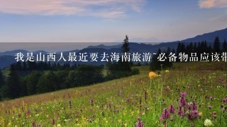 我是山西人最近要去海南旅游~必备物品应该带那些方便