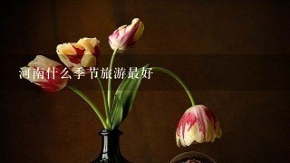 河南什么季节旅游最好