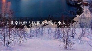 去北京旅游大概要多少钱1个人