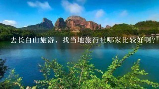 去长白山旅游，找当地旅行社哪家比较好啊？我想去3到4天 如果自助游怎么样呢？哪个更好点啊？？