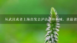 从武汉或者上海出发去泸沽湖和稻城，求最省钱的方案